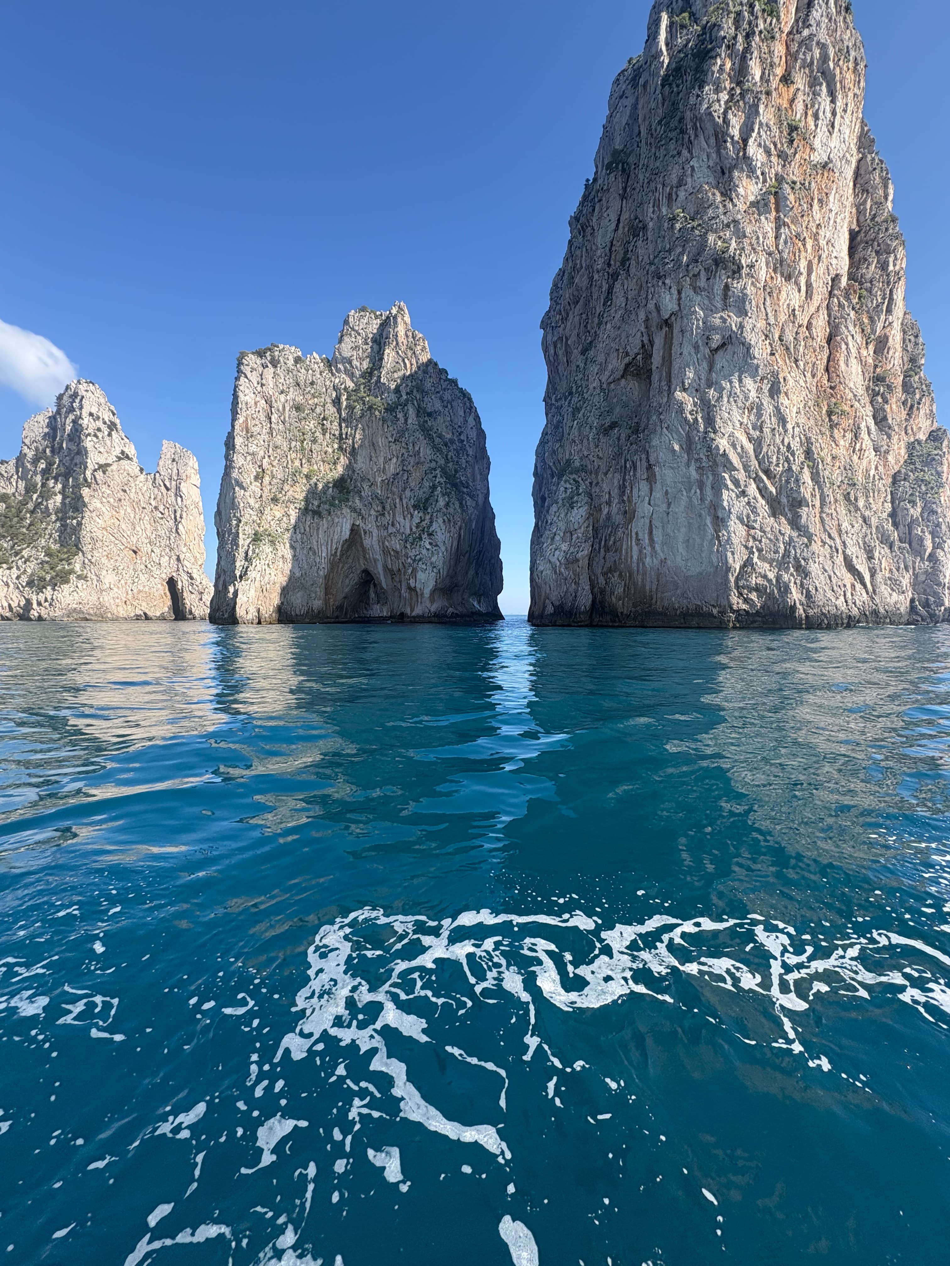 Rock formations off the coast
